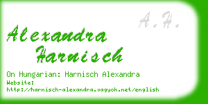 alexandra harnisch business card